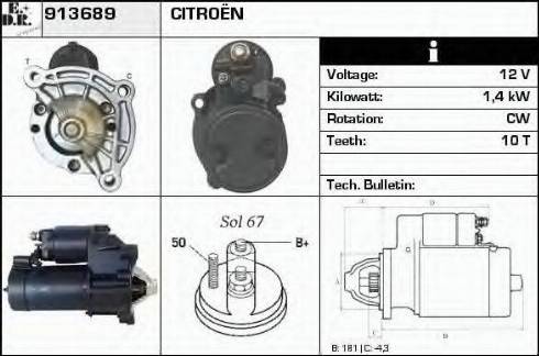 EDR 913689 - Starter www.molydon.hr