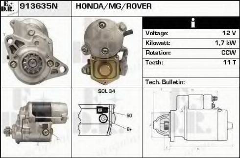 EDR 913635N - Starter www.molydon.hr