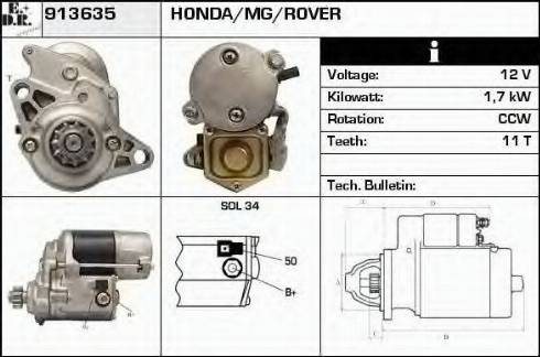 EDR 913635 - Starter www.molydon.hr