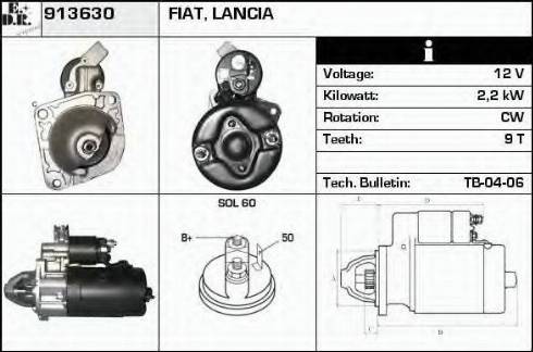 EDR 913630 - Starter www.molydon.hr