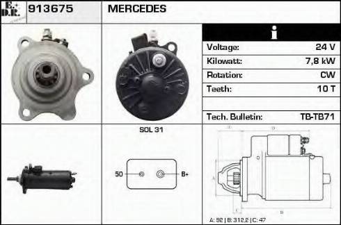 EDR 913675 - Starter www.molydon.hr