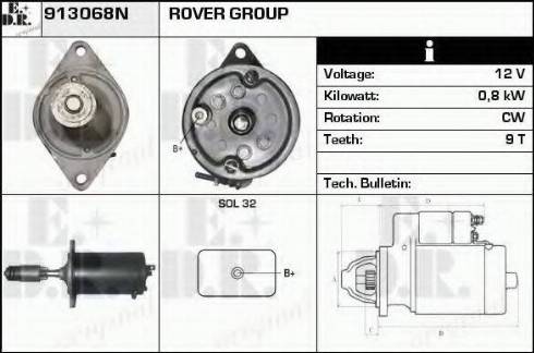 EDR 913068N - Starter www.molydon.hr