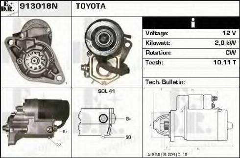 EDR 913018N - Starter www.molydon.hr