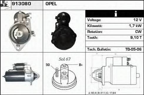 EDR 913080 - Starter www.molydon.hr