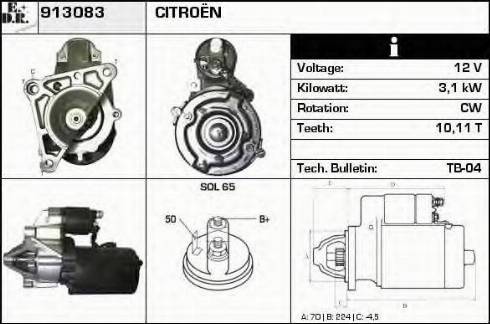 EDR 913083 - Starter www.molydon.hr