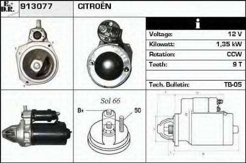 EDR 913077 - Starter www.molydon.hr