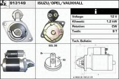 EDR 913149 - Starter www.molydon.hr