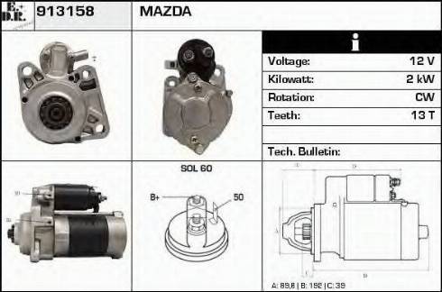 EDR 913158 - Starter www.molydon.hr