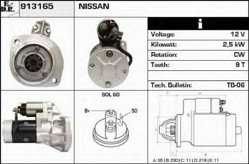 EDR 913165 - Starter www.molydon.hr