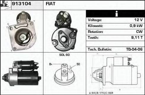 EDR 913104 - Starter www.molydon.hr