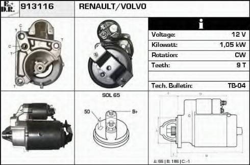 EDR 913116 - Starter www.molydon.hr