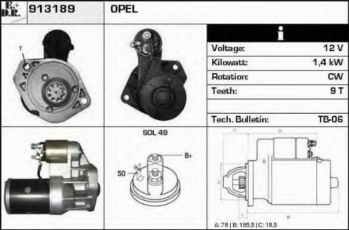 EDR 913189 - Starter www.molydon.hr