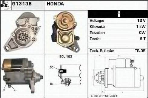 EDR 913138 - Starter www.molydon.hr