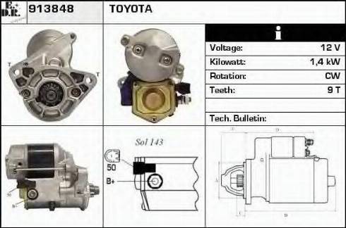 EDR 913848 - Starter www.molydon.hr