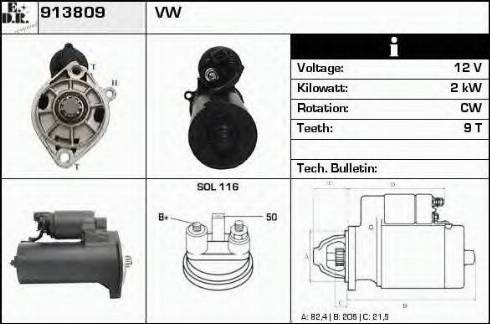 EDR 913809 - Starter www.molydon.hr