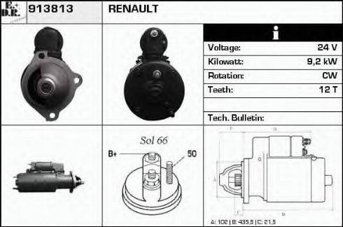 EDR 913813 - Starter www.molydon.hr