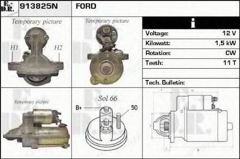 EDR 913825N - Starter www.molydon.hr