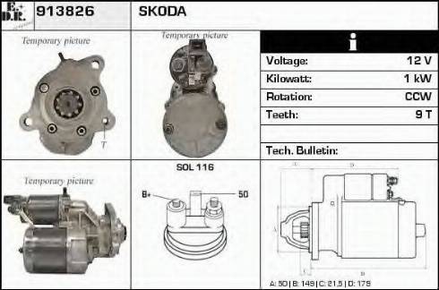 EDR 913826 - Starter www.molydon.hr