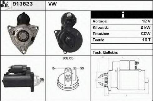 EDR 913823 - Starter www.molydon.hr