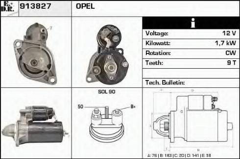 EDR 913827 - Starter www.molydon.hr