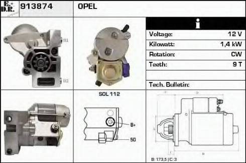 EDR 913874 - Starter www.molydon.hr