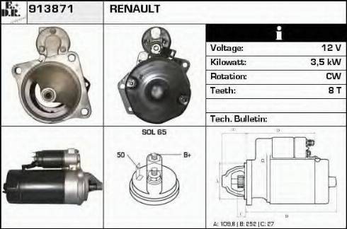 EDR 913871 - Starter www.molydon.hr