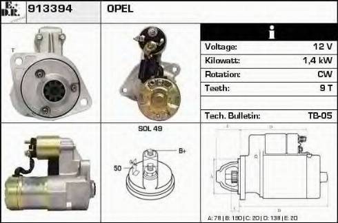 EDR 913394 - Starter www.molydon.hr