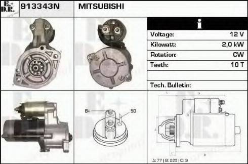 EDR 913343N - Starter www.molydon.hr