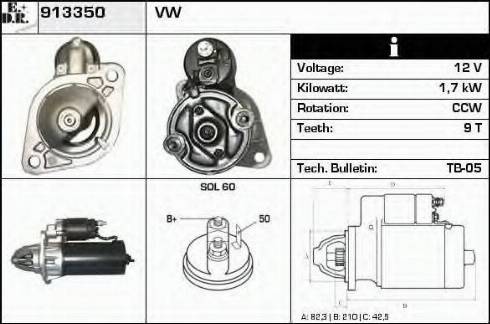 EDR 913350 - Starter www.molydon.hr