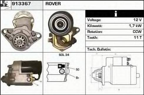 EDR 913367 - Starter www.molydon.hr