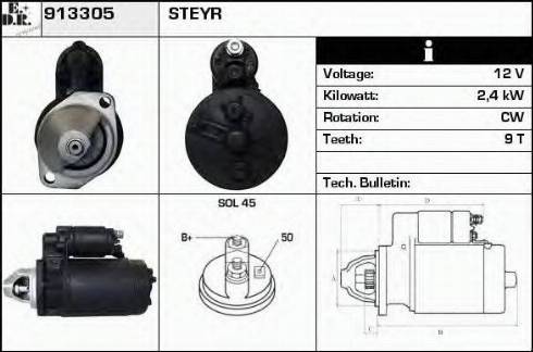 EDR 913305 - Starter www.molydon.hr