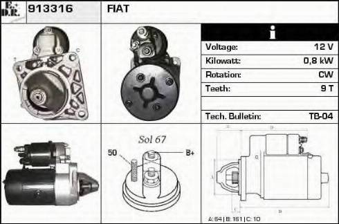 EDR 913316 - Starter www.molydon.hr