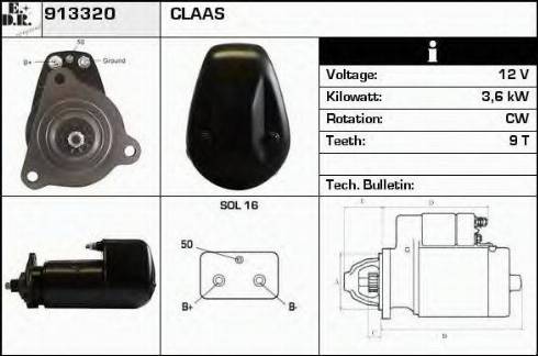 EDR 913320 - Starter www.molydon.hr