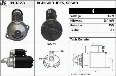 EDR 913323 - Starter www.molydon.hr