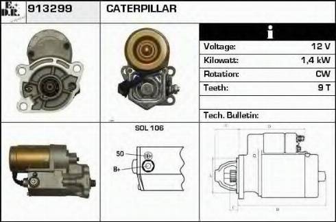 EDR 913299 - Starter www.molydon.hr