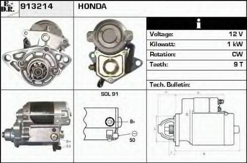 EDR 913214 - Starter www.molydon.hr