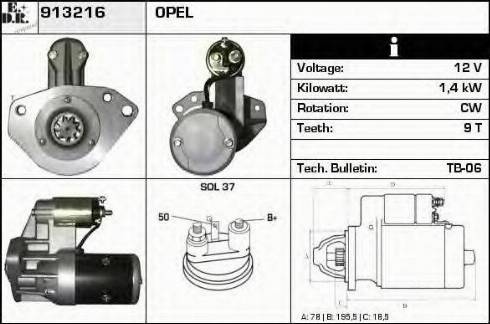 EDR 913216 - Starter www.molydon.hr