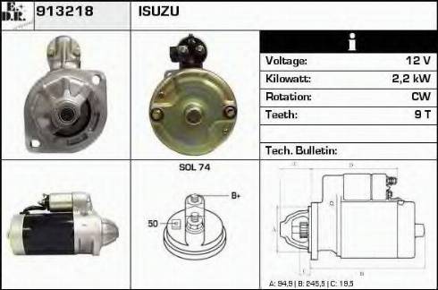 EDR 913218 - Starter www.molydon.hr