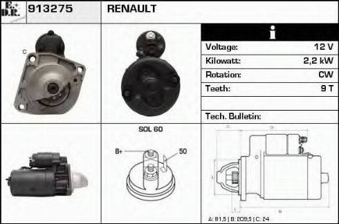 EDR 913275 - Starter www.molydon.hr