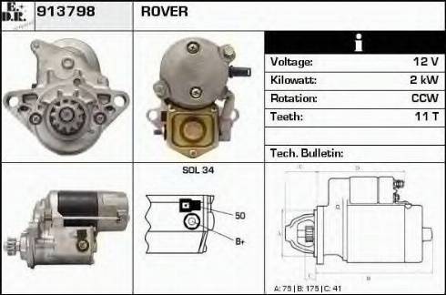 EDR 913798 - Starter www.molydon.hr