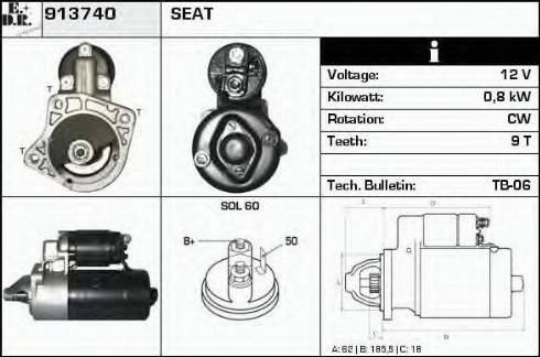 EDR 913740 - Starter www.molydon.hr