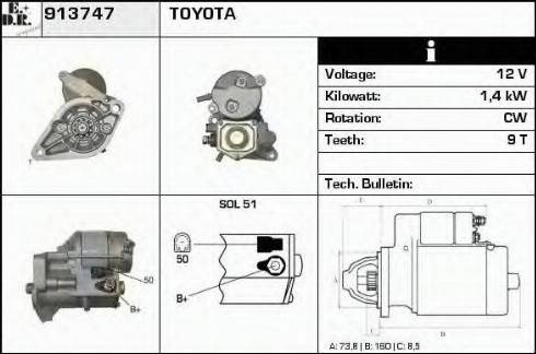 EDR 913747 - Starter www.molydon.hr