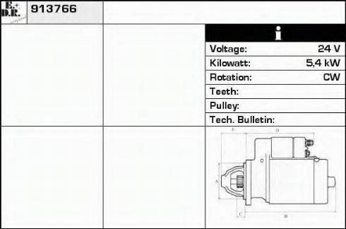 EDR 913766 - Starter www.molydon.hr