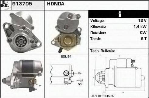 EDR 913705 - Starter www.molydon.hr