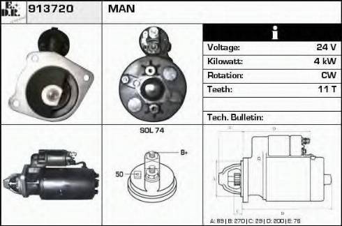 EDR 913720 - Starter www.molydon.hr