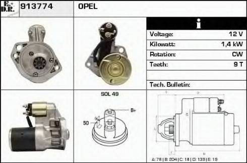 EDR 913774 - Starter www.molydon.hr