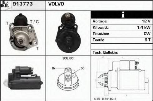 EDR 913773 - Starter www.molydon.hr