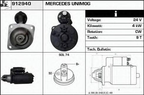 EDR 912940 - Starter www.molydon.hr