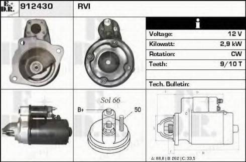 EDR 912430 - Starter www.molydon.hr