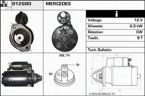 EDR 912690 - Starter www.molydon.hr